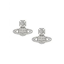 Vivienne Westwood Carmela Bas Relief Silver Tone Studs - Silver