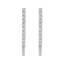 Ted Baker Mellsie Silver Icon Crystal Drop Earrings - Silver