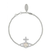 Vivienne Westwood Silver + Pearl Olympia Bracelet - Silver