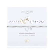 Joma A Little Happy 40th Birthday Bracelet - Adjustable