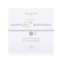 Joma A Little Happy 60th Birthday Bracelet - Adjustable