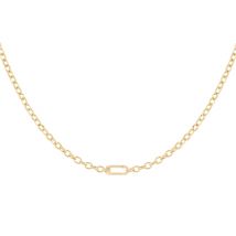 Rebecca Gold Link Necklace - Gold