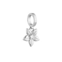 Rebecca Silver Flower Charm - Silver