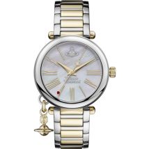 Vivienne Westwood Gold Toned Mother of Pearl Orb Watch - Gold