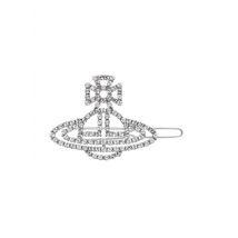 Vivienne Westwood Annalisa Silver Orb Crystal Hairclip - Silver