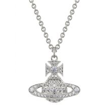 Vivienne Westwood Carmela Bas Relief Silver Tone Necklace - Silver