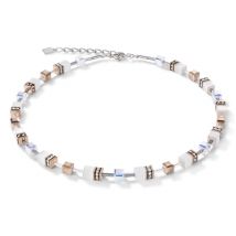 Coeur De Lion White Cubes Necklace