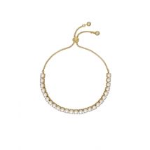 Ted Baker Perrmel Gold Icon Pearl Tennis Slide Bracelet - Adjustable