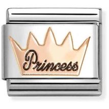 Nomination Rose-Gold Crown Princess Charm