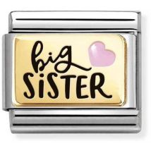 Nomination Gold Big Sister Charm