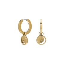 Olivia Burton Celestial Sun Gold IP Hoop Earrings