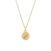 Olivia Burton Celestial Sun Gold IP Pendant Necklace - Adjustable