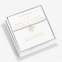 Joma Boxed A Little Family Is A Gift Bracelet - Silver