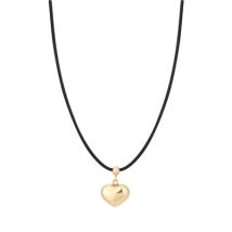 Over & Over Gold Stainless Steel Heart Magnetic Necklace - Gold