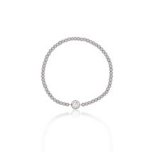 Seek + Find Calm Silver Beaded Bracelet - Silver