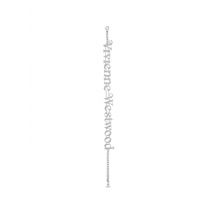 Vivienne Westwood Silver Raimunda Twin Logo Statement Choker - Silver