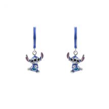 Disney Stitch Huggie Earrings - Silver