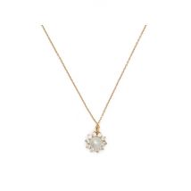 Kate Spade New York Gold Halo Crystal Pearl Necklace
