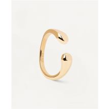 PDPAOLA Gold Crush Open Ring