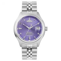 Vivienne Westwood Silver Little Camberwell Purple Round Watch - Silver