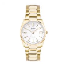 Accurist Women's Everyday Mother of Pearl Dial Gold Watch - Gold