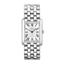 Accurist Women's Rectangle Silver Watch - Silver