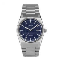 Accurist Men's Origin Royal Blue Dial Watch - Silver