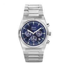 Accurist Men's Origin Royal Blue Dial Chronograph Watch - Silver