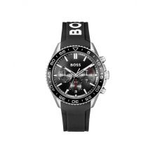 Boss Runner Black Chronograph Watch