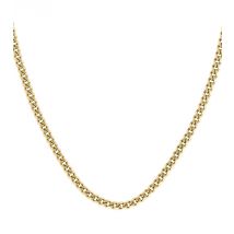Boss Gold Curb Chain Necklace