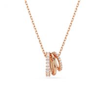 Swarovski Hyperbola Rose Gold Mixed Cuts Necklace