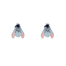 Disney Eeyore Enamel Stud Earrings - Silver