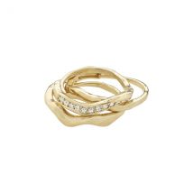 Pilgrim Gold True Pavé Ring 3 in 1 set