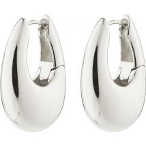 Pilgrim Silver Autumn Chunky Retro Hoops - Silver