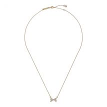 Ted Baker Gold Barsie Crystal Bow Necklace - Gold