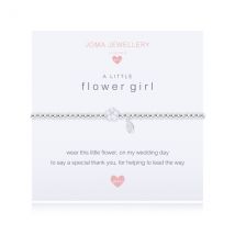 Joma A Little Flower Girl Children's Bracelet - Silver