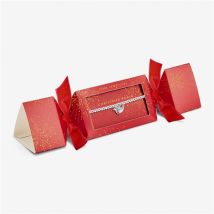 Joma Boxed Christmas Cracker Red Robin Bracelet - Silver