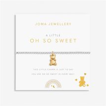 Joma Gold A Little Oh So Sweet Bear Children's Bracelet - Gold