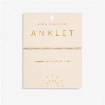 Joma Gold Pearl Anklet - Gold