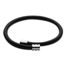 Over & Over Silver Stainless Steel Black Cord Bangle - Silver