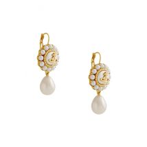 Vivienne Westwood Gold Amaya Halo Pearl Drop Earrings - Gold