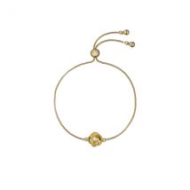 Ted Baker Gold Florie Pearl Flower Slider Bracelet - Gold