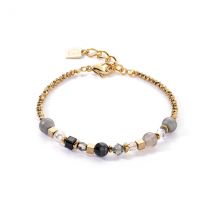 Coeur De Lion Gold Festive Spheres Graphite Bracelet - Gold