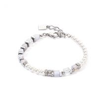 Coeur De Lion Silver Precious Fusion Offset Bracelet - Silver