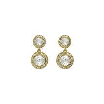 Ted Baker Gold Sollia Solitaire Sparkle Halo Drop Earrings - Gold
