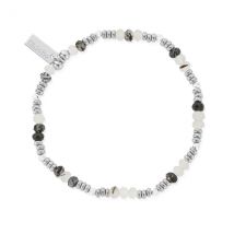 ChloBo Silver Stone of Empowerment Black Rutilated Quartz Bracelet - Silver