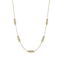 Olivia Burton Dainty Gold Marquise Caviar Bead Necklace