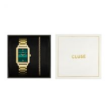 CLUSE Gold Fluette Green Bracelet Giftbox - Gold