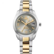 Vivienne Westwood Gold Mix Grey Fenchurch Round Bracelet Watch - Gold