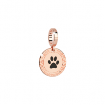 Rebecca Rose Gold Paw Charm - Rose Gold